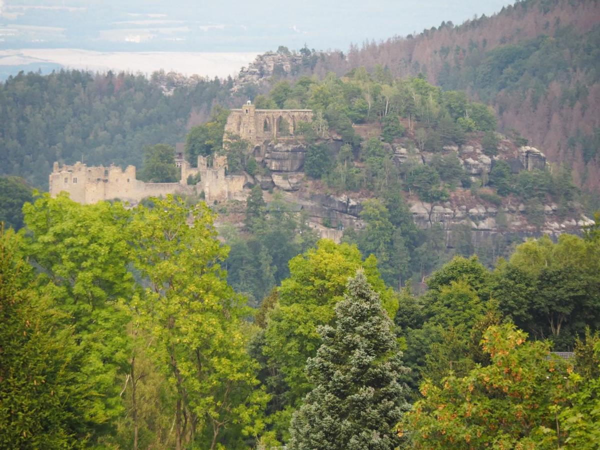 Fewo Karasek In Oybin Mit Panormablick, Kammlage Hain  外观 照片